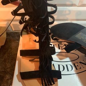 Size 8 Fringe Gladiator sandals! Worn Once!